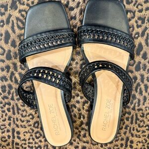 Rachel Zoe Black Strappy Sandals